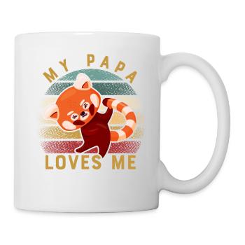 My Papa loves me - Mug - white - Right