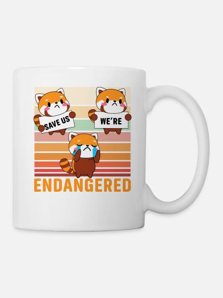 Sauvez-nous, nous sommes en danger - Mug blanc - blanc