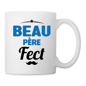 beau-pèrefect cadeau beau-papa anniversaire humour - Mug blanc - blanc - Droite