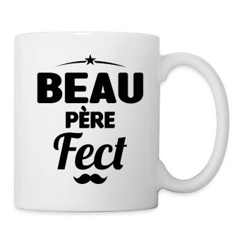 beau-pèrefect cadeau beau-papa anniversaire humour - Mug blanc - blanc - Droite