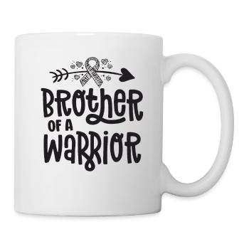 Bruder eines Awareness Zebras für seltene Krankheiten - Tasse - Weiß - Rechts
