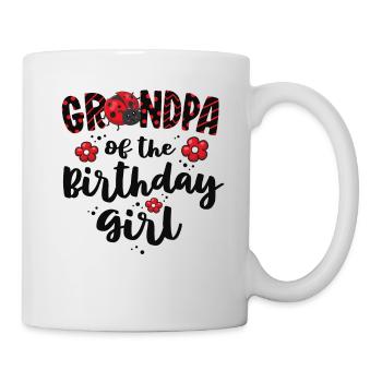 Grandpa Of The Birthday Girl Matching Family - Mug - white - Right