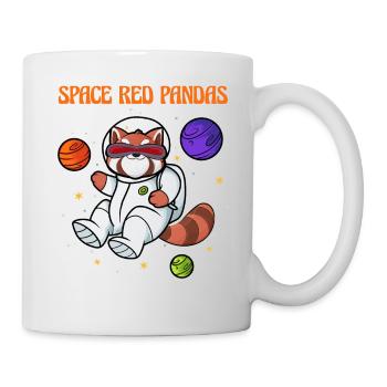 Space Red Pandas - Tasse - Weiß - Rechts