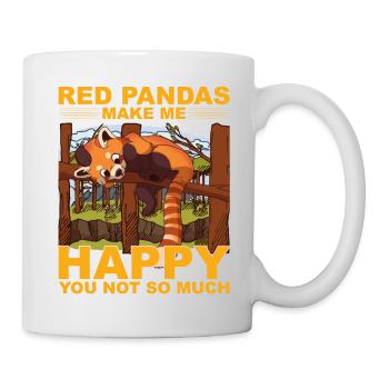 Les pandas roux me rendent heureux tu n’es pas tellement - Mug blanc - blanc - Droite