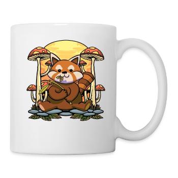 Roter Panda - Tasse - Weiß - Rechts