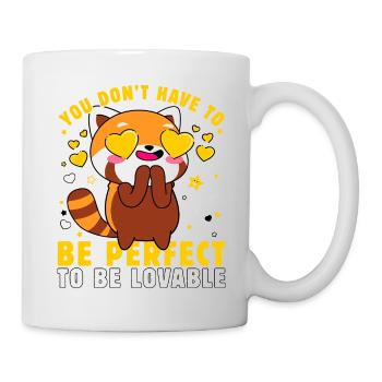You don't have to be perfect to be Lovable - Mug - white - Right