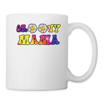 Groovy Mama Cadeau assorti - Mug blanc - blanc - Droite