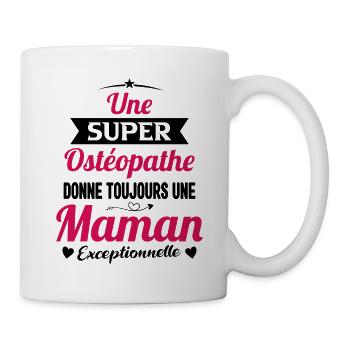 Ostéopathe cadeau drôle maman future mère - Mug blanc - blanc - Droite