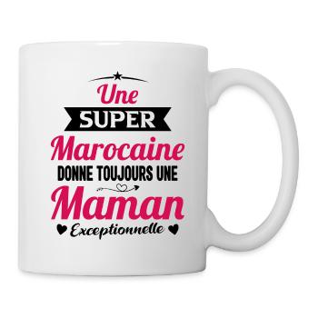 Marocaine future maman fête des mères cadeau drôle - Mug blanc - blanc - Droite