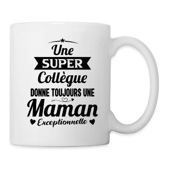 Super collègue cadeau drôle future maman mère - Mug blanc - blanc - Droite