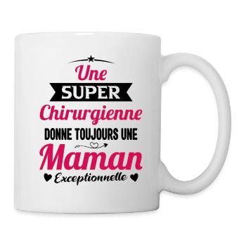 Chirurgienne cadeau drôle maman future mère - Mug blanc - blanc - Droite