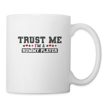 Trust me I'm a Rummy Player Card Game Romme - Mug - white - Right