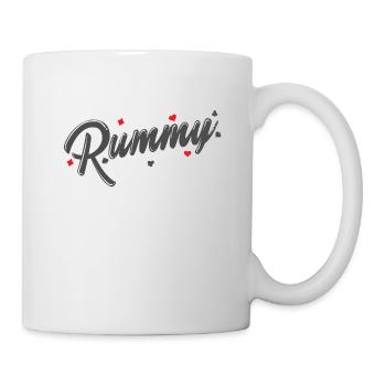 Rummy Hobby Card Game Romme Playing Card - Mug - white - Right