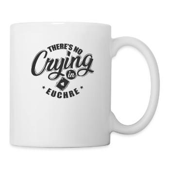There's no Crying in Euchre Kartenspiel - Tasse - Weiß - Rechts