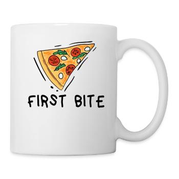 Première bouchée correspondant à papa et bébé - Mug blanc - blanc - Droite