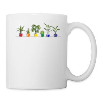 LGBTQ Plant Rainbow - Mug - white - Right
