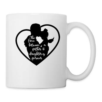 L’amour entre un père et sa fille est éternel - Mug blanc - blanc - Droite
