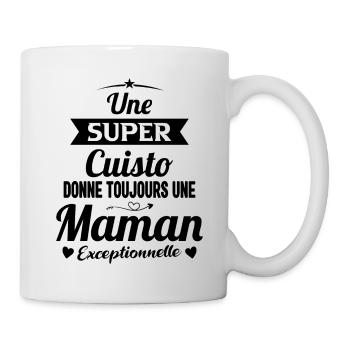 Cuisto cuisinière cadeau drôle maman - Mug blanc - blanc - Droite