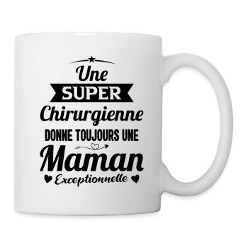 Chirurgienne cadeau drôle maman future mère - Mug blanc - blanc - Droite