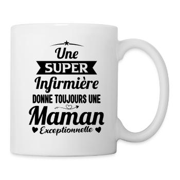 Maman Infirmière exceptionnelle Cadeau - Mug blanc - blanc - Droite