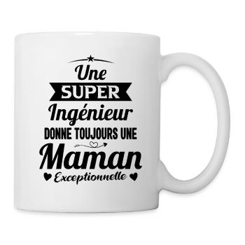 Ingénieur maman cadeau drôle future mère - Mug blanc - blanc - Droite