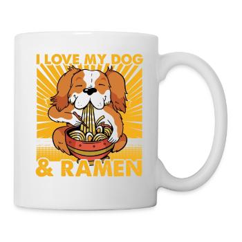 I love my Dog and Ramen - Mug - white - Right