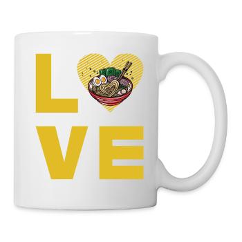 Ramen Amour - Mug blanc - blanc - Droite