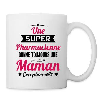 Pharmacienne Future Maman fête des mères - Mug blanc - blanc - Droite