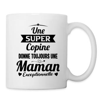 Copine future maman mère cadeau drôle naissance - Mug blanc - blanc - Droite