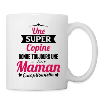 Copine future maman mère cadeau drôle naissance - Mug blanc - blanc - Droite