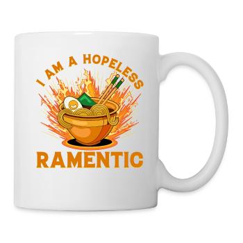 I am a hopeless ramentic - Mug - white - Right