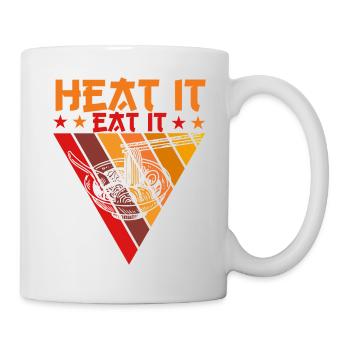 Heat it eat it Ramen - Tasse - Weiß - Rechts