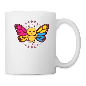 Pansexual Monarch Butterfly Insect Subtle Pan - Mug - white - Right