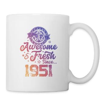 1951 awesome fresh - Tasse - Weiß - Rechts