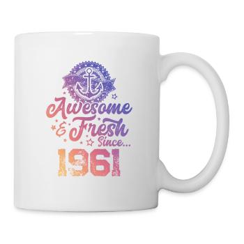1961 awesome fresh - Mug - white - Right