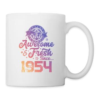 1954 awesome fresh - Mug - white - Right