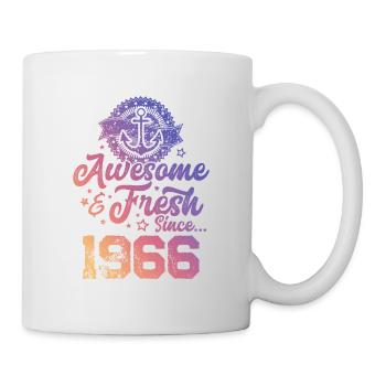 1966 awesome fresh - Tasse - Weiß - Rechts