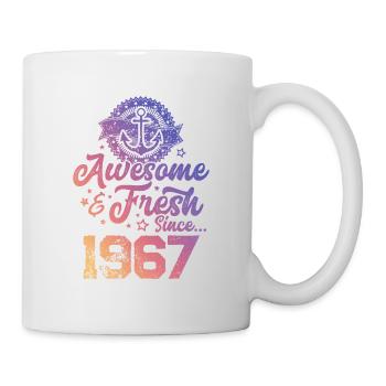 1967 awesome fresh - Tasse - Weiß - Rechts
