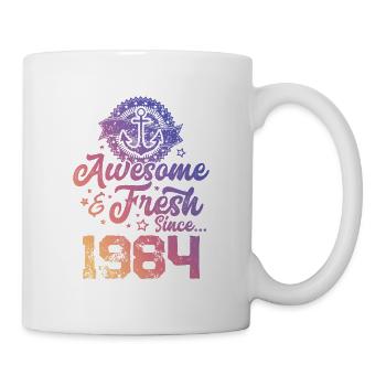 1984 awesome fresh - Tasse - Weiß - Rechts