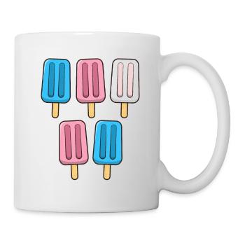 Transgender Popsicles 4th of July Trans Subtle - Mug - white - Right