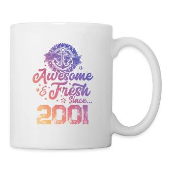 2001 awesome fresh - Mug - white - Right