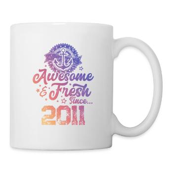 2011 awesome fresh - Tasse - Weiß - Rechts