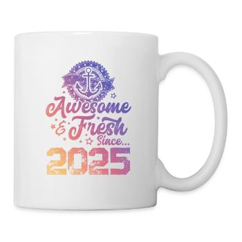 2025 awesome fresh - Tasse - Weiß - Rechts