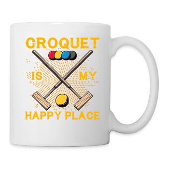 Croquet is my Happy Place - Mug - white - Right