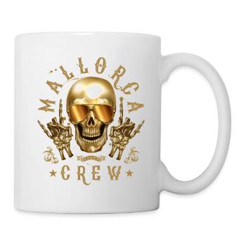 mallorca crew party holiday - Mug - white - Right