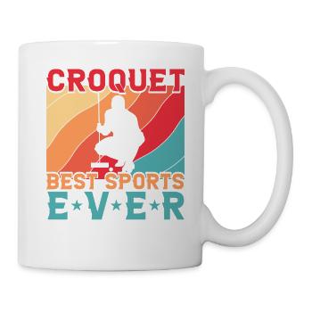 Croquetbest Sports Ever - Mug - white - Right