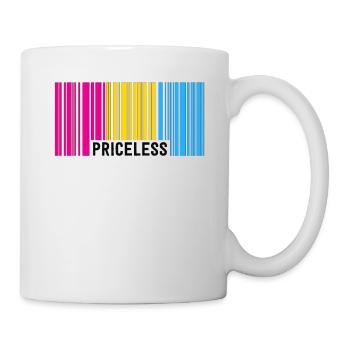 Inestimable Pansexual Pride Barcode Subtil Pan - Mug blanc - blanc - Droite