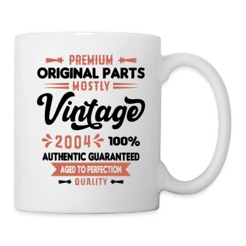 Vintage 2004 Cadeau D'anniversaire - Mug blanc - blanc - Droite