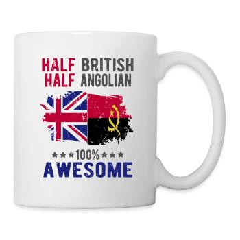 Half British Half Angolier - Mug - white - Right