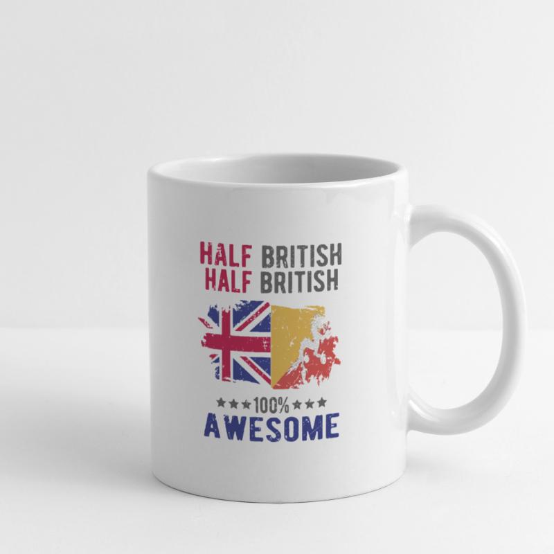 Half British Half British Mug